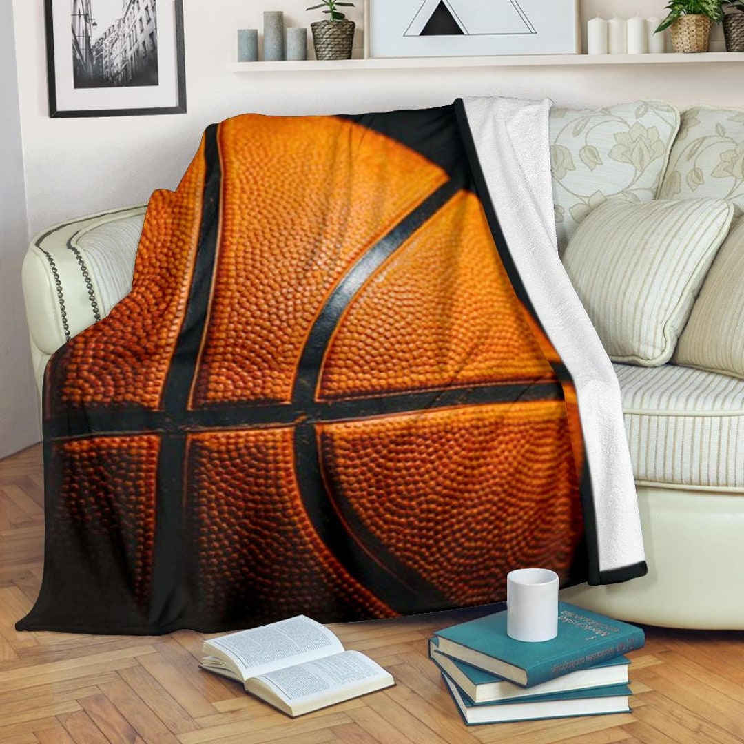 Basketball Blanket / Basketball Throw Blanket / Basketball Fleece