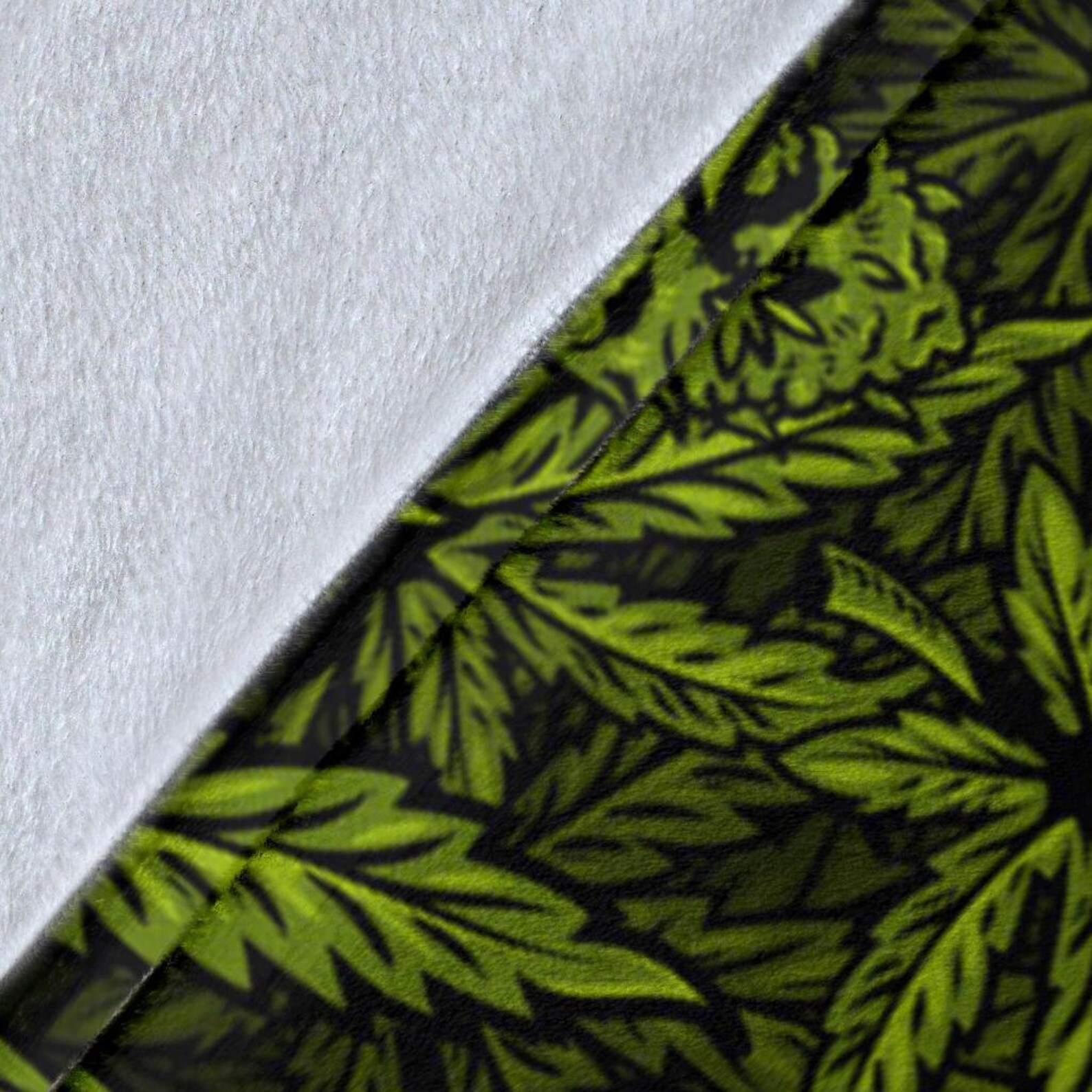 Marijuana Blanket / Cannabis Print Blanket / Plant Print Etsy