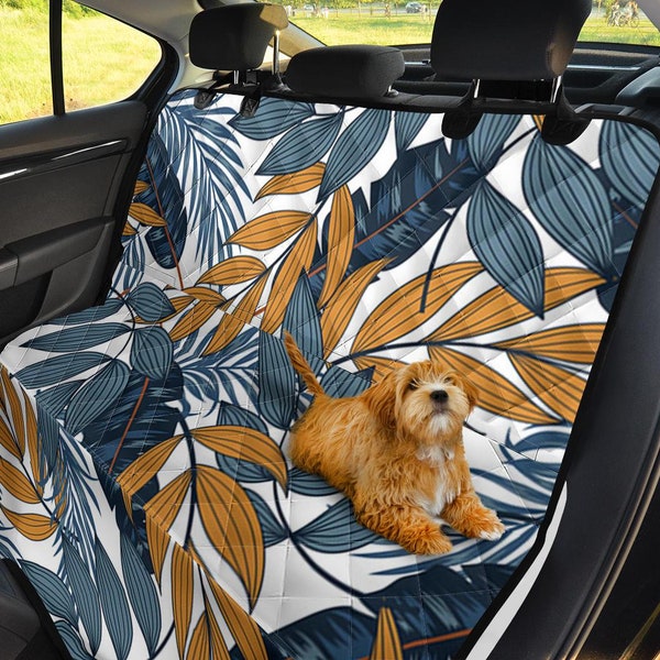 Floral Pet Backseat Cover-Car Accessories, Dog Lovers Gift, Pet Owner,Dog, Mom Dad, Car Seat Cover,Car Seat Protector