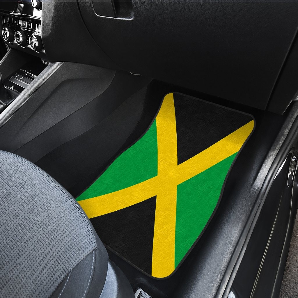 Jamaican Flag Car Mats / Jamaica Rear Car Mats / Jamaica Etsy