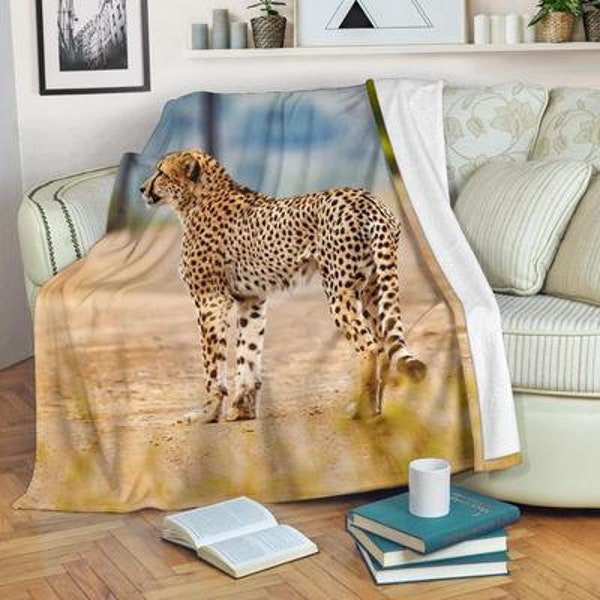 Cheetah Blanket - Etsy