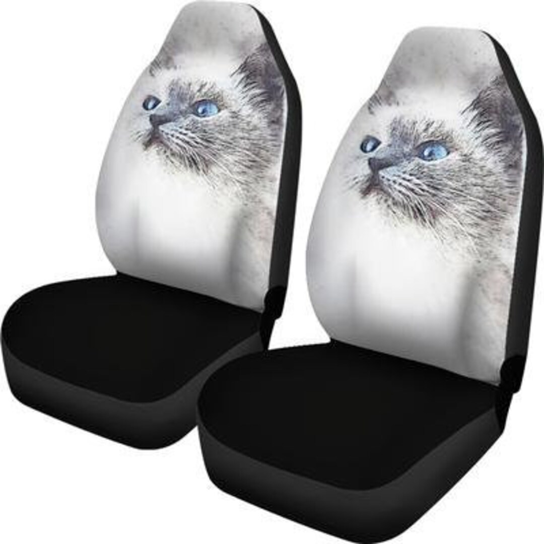 Cat Car Seat Covers set of 2 / Cat 2 Front Car Seat Covers / Etsy