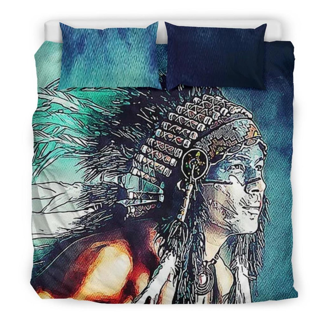 Native American Duvet Cover and Pillow Covers Native Etsy