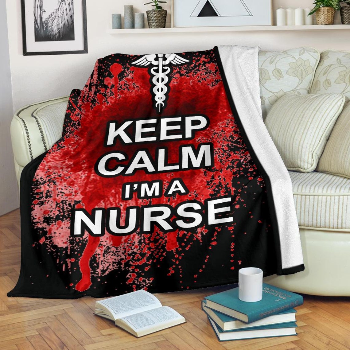 Nurse Blanket / Keep Calm I'm a Nurse Throw Blanket / Etsy