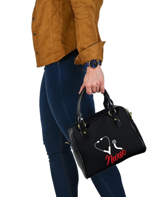 Infirmi re Sac main paule Cuir Double Face Imprim pour Elle