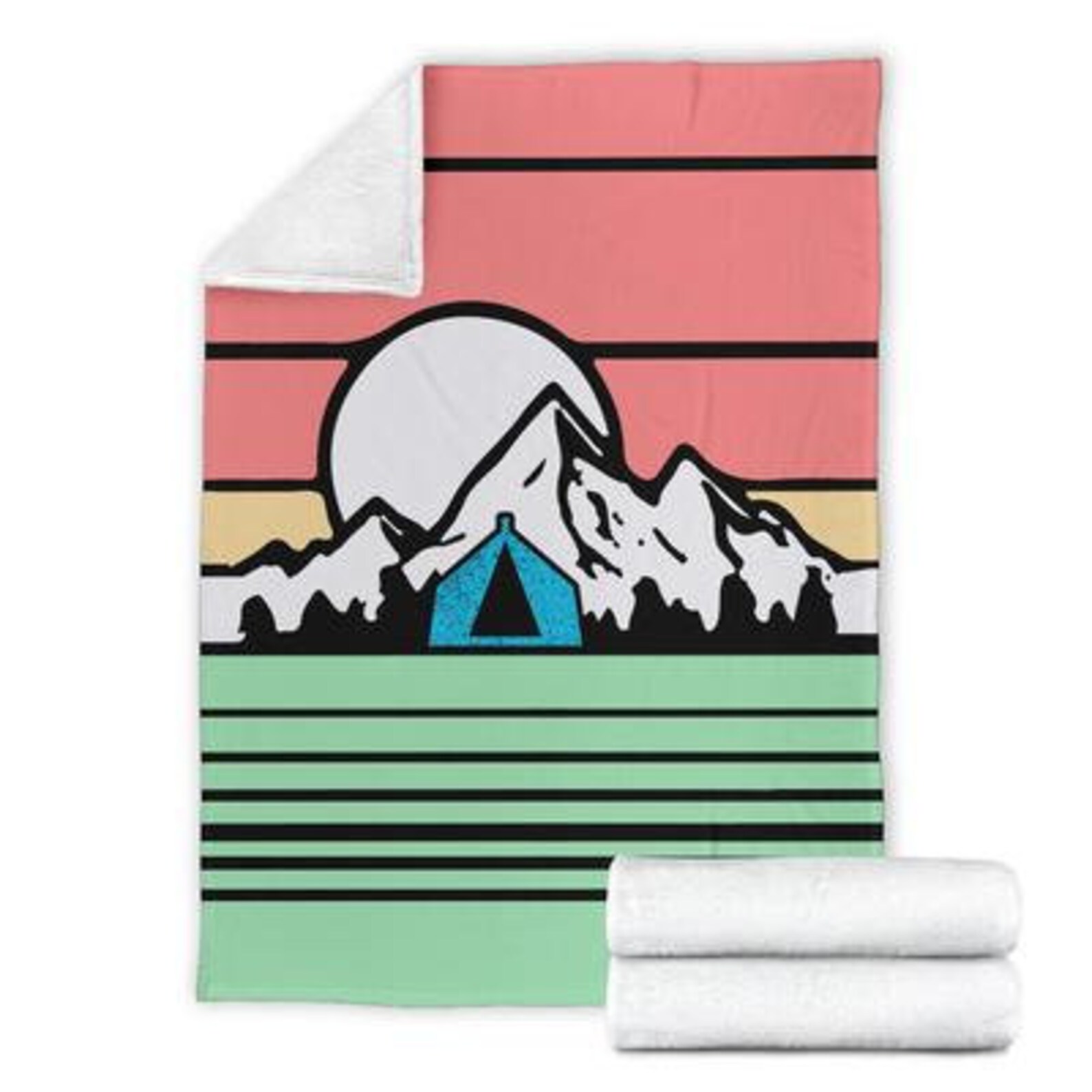 Camping Blanket / Camper Throw Blanket / Camping Lover Blanket Etsy UK