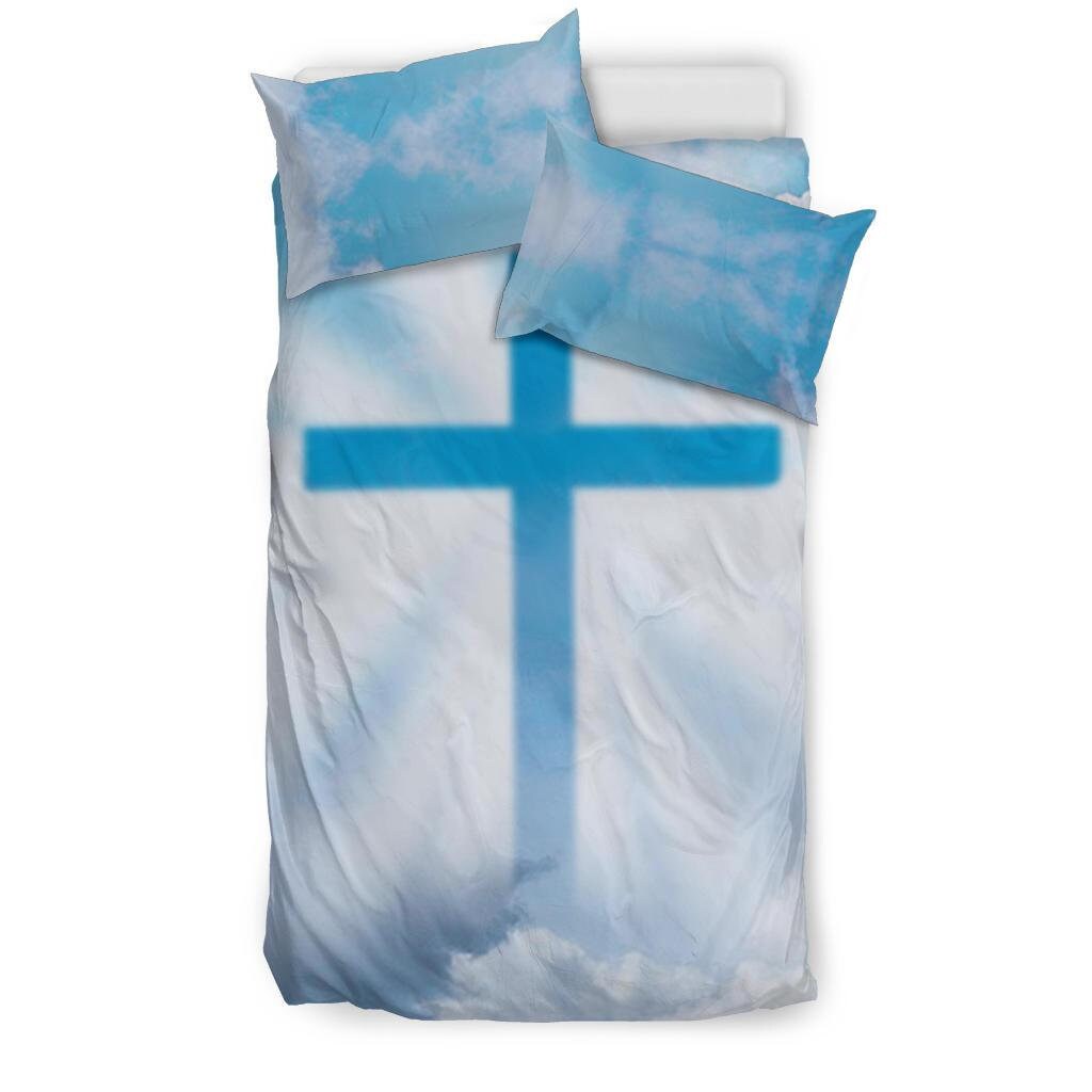 Holy Cross Duvet Cover and Pillow Covers Jesus Christ Etsy