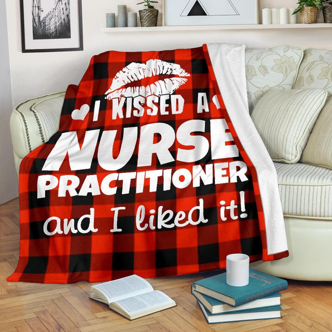 Nurse Practitioner Blanket / Nurse Throw Blanket / Nurse Fleece Blanket