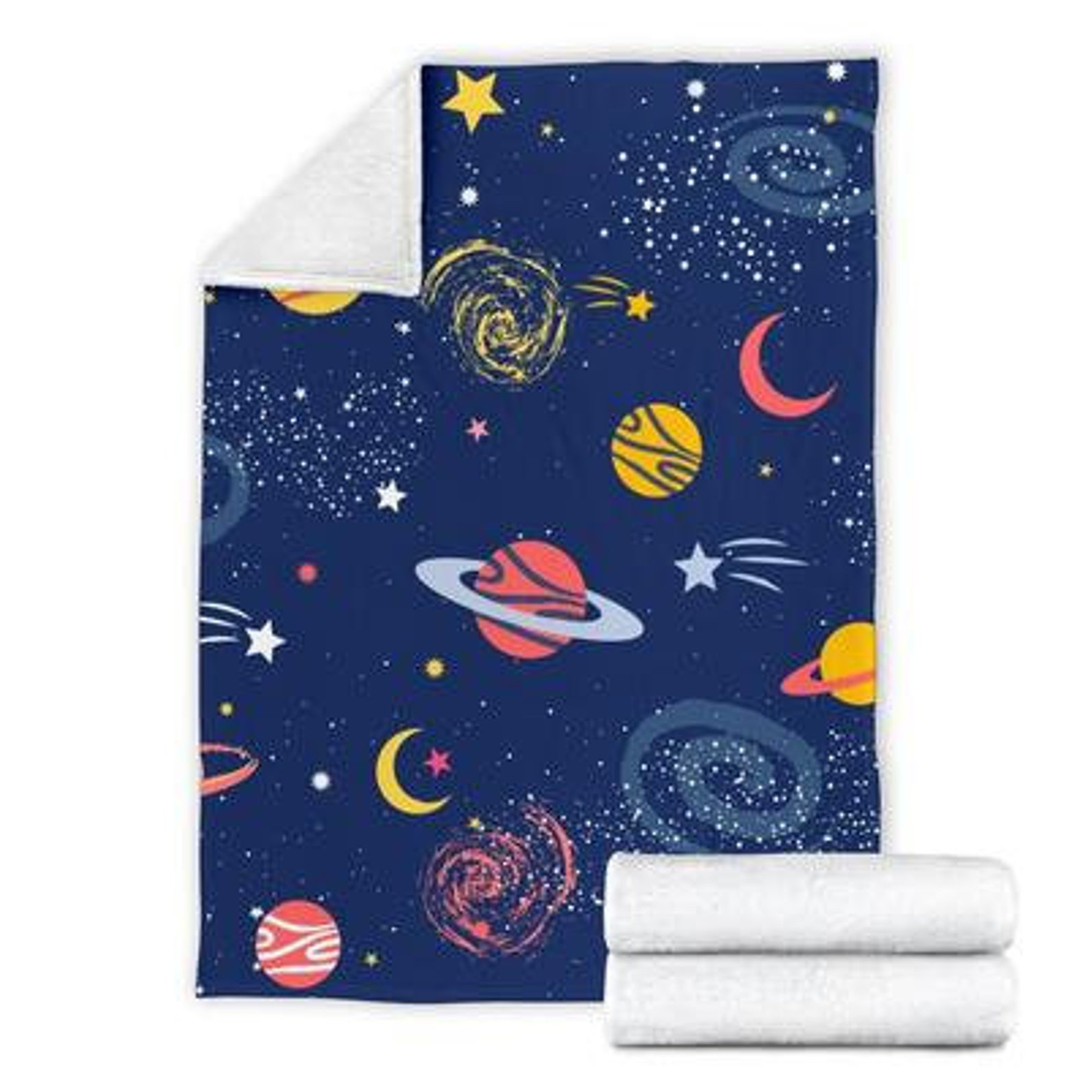 Galaxy Blanket / Galaxy Throw Blanket / Galaxy Fleece Blanket Etsy España