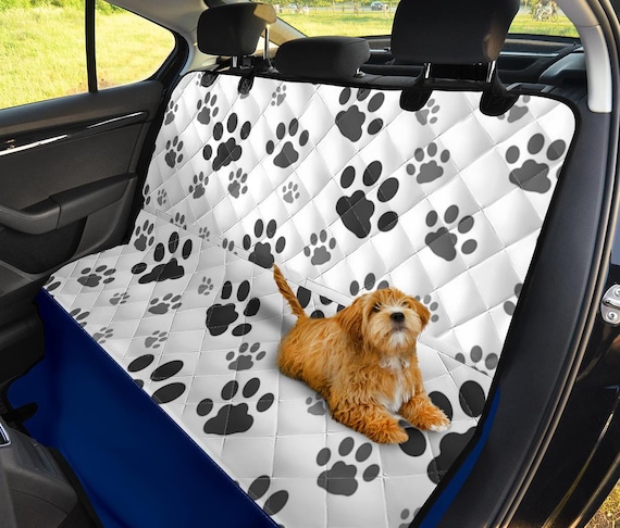 Buy Paws Print Pet Backseat Cover car Accessories Dog Lovers Gift