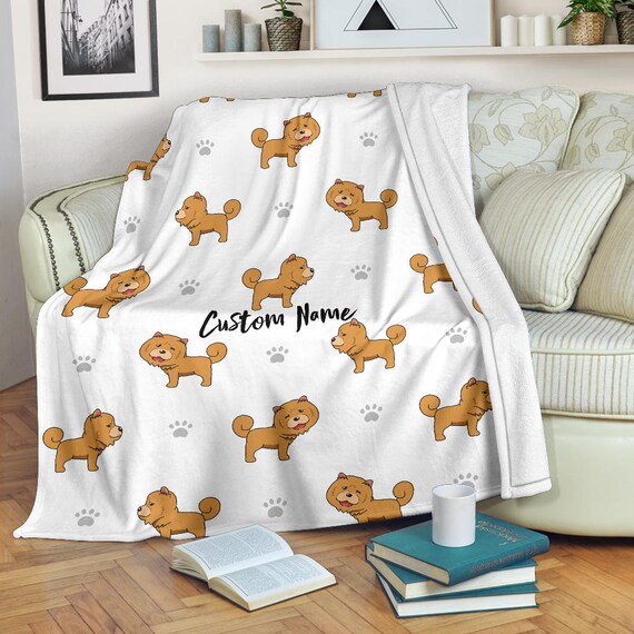 Chow Chow Custom Name Blanket Chow Chow Throw Blanket Chow Chow Fleece Blanket Chow Chow Cozy Blanket Chow Chow Adult Kid Blanket Etsy