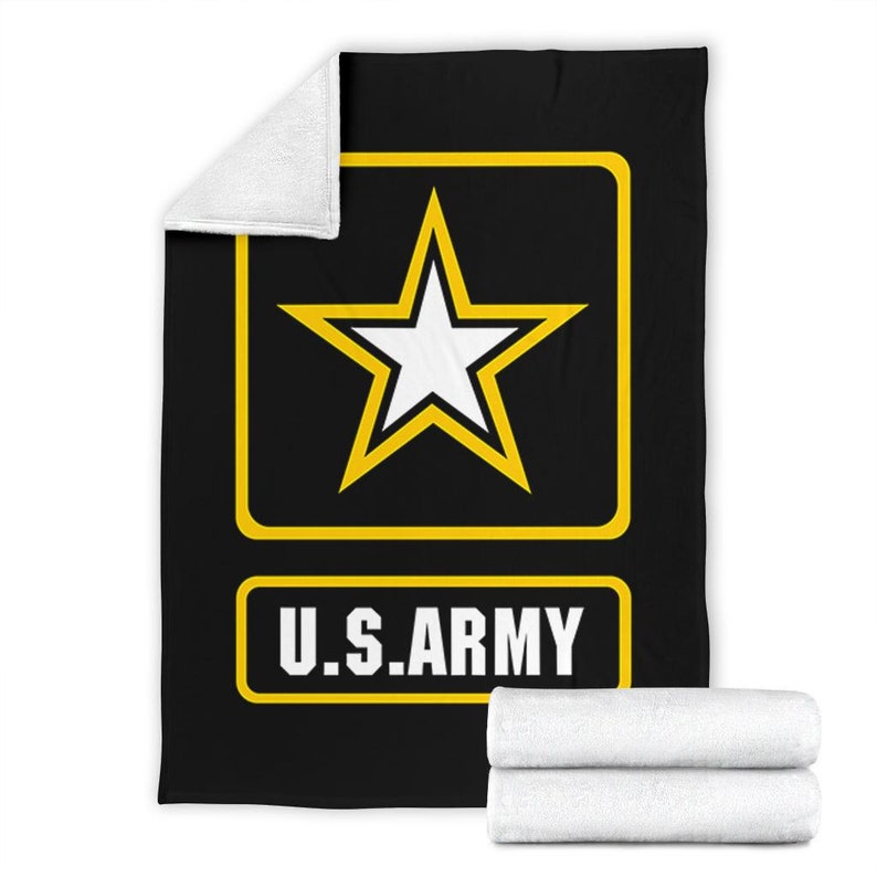 USA Army Blanket / US Army Throw Blanket / Military Fleece Etsy