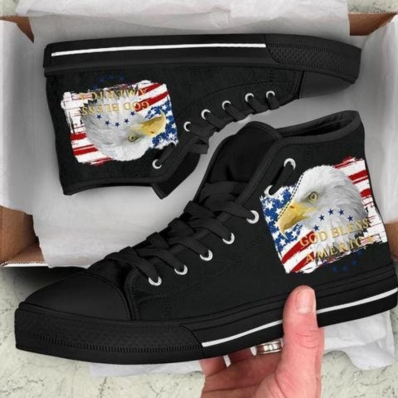 America Flag Full Stars Stripes Buffalo Bills Sneakers Shoes