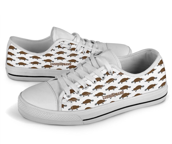 Duckbill Custom Name Low Top Sneakers