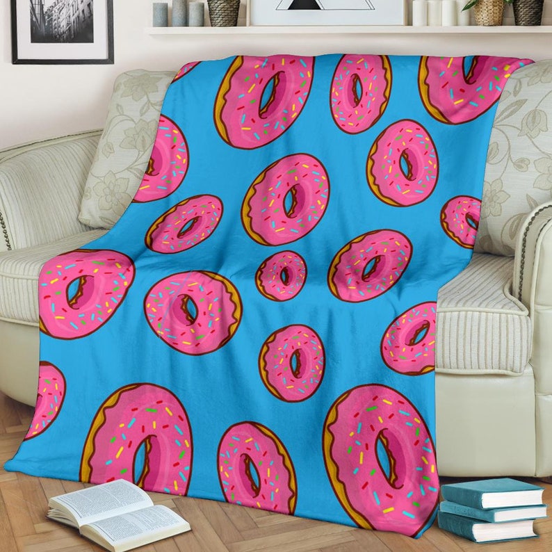 Donuts blanket / Colorful donut / Donut blanket / Etsy