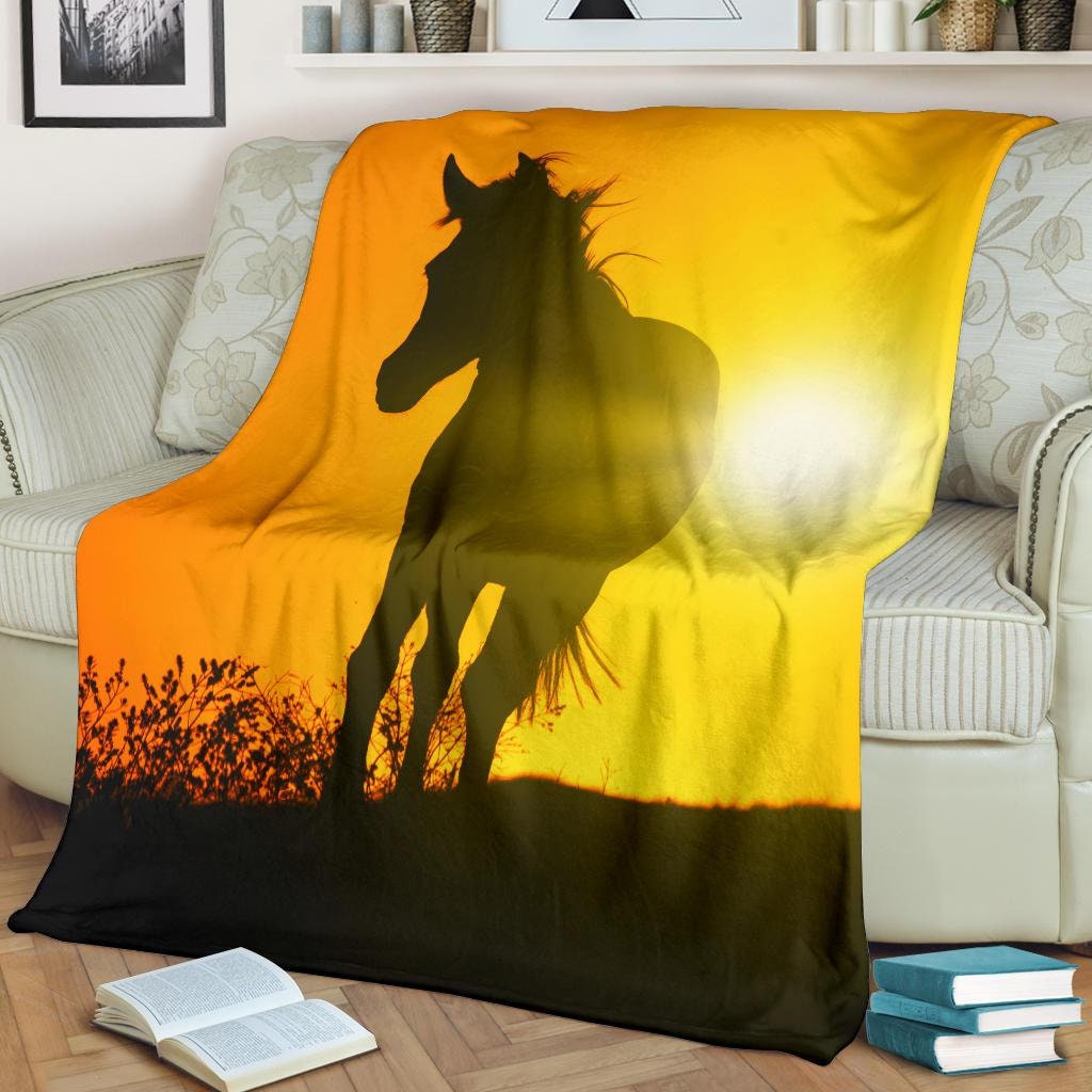 Horse Blanket / Horse Throw Blanket / Horse Fleece Blanket / Etsy UK