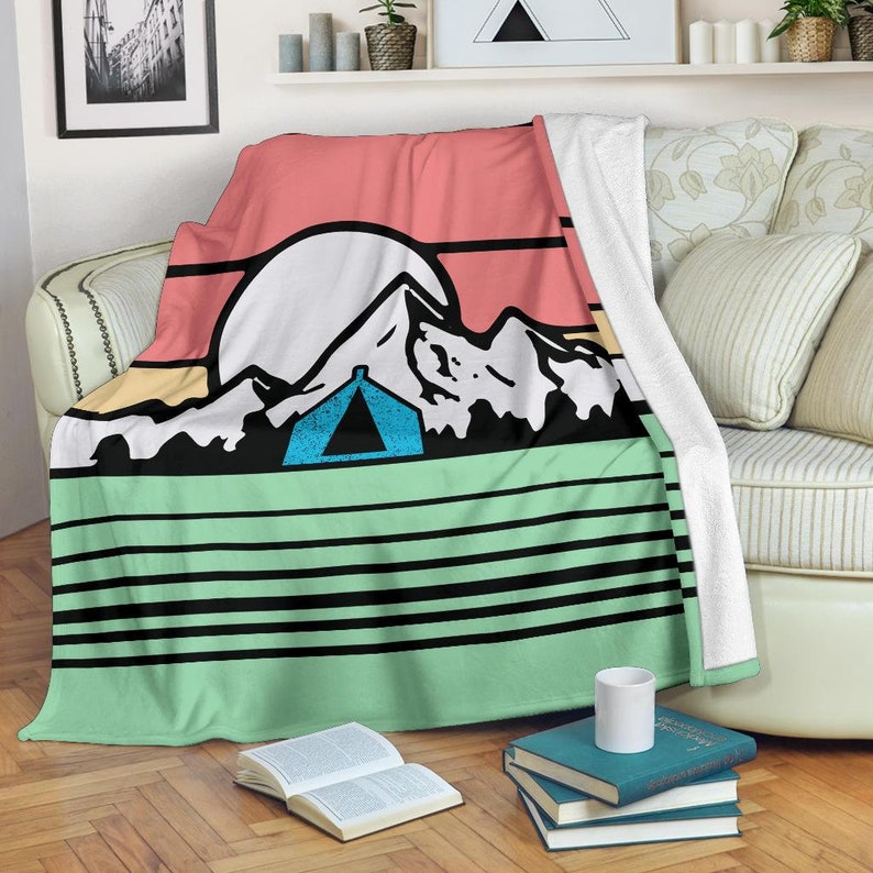 Camping Blanket / Camper Throw Blanket / Camping Lover Blanket Etsy UK