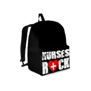Nurse Backpack For Kids and Adults / Laptop Backpack / Travel Backpack / Nurse Rucksack / Best Custom Printed Backpack / Perfect Gift