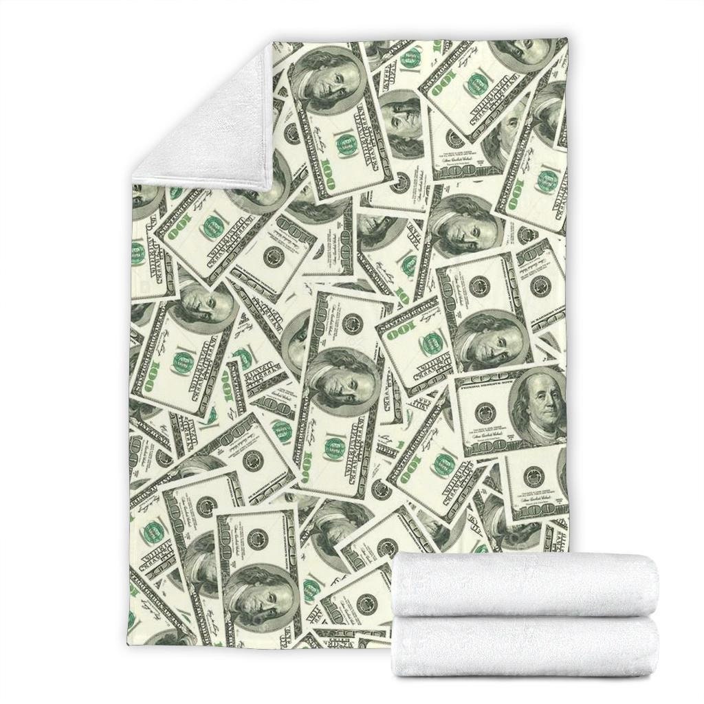Money Blanket / Money Printed Throw Blanket / Dollar Banknotes Etsy