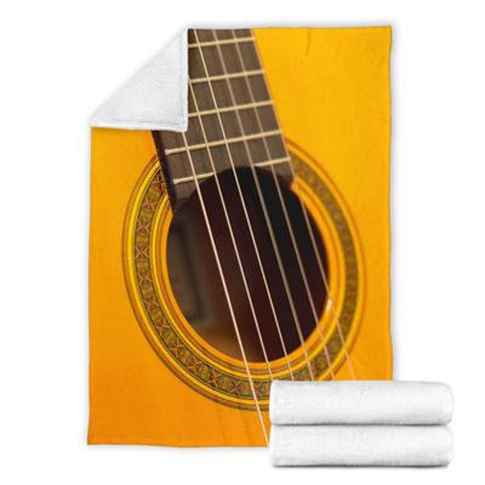 Guitar Blanket / Guitar Throw Blanket / Guitar Fleece Blanket - Etsy