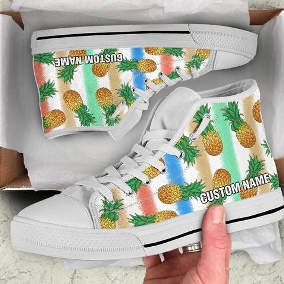 Pineapple print shoes cheap