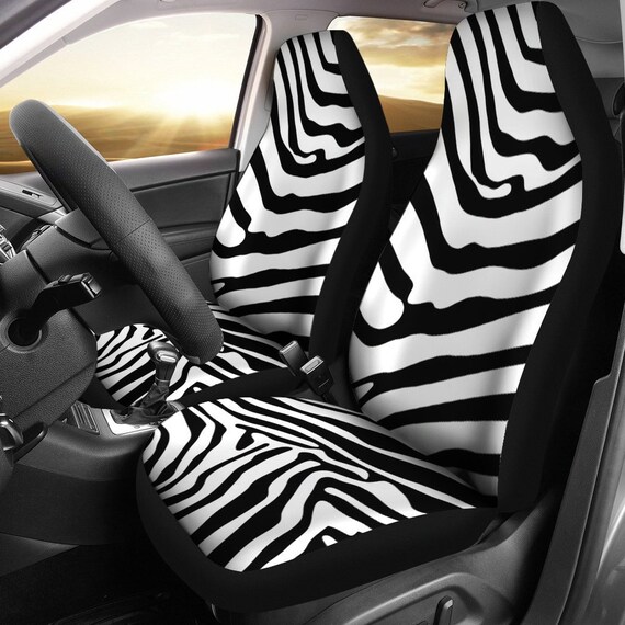 Zebra Auto Sitzbezüge 2er-Set / 2 Vorderwagen-Sitzbezüge
