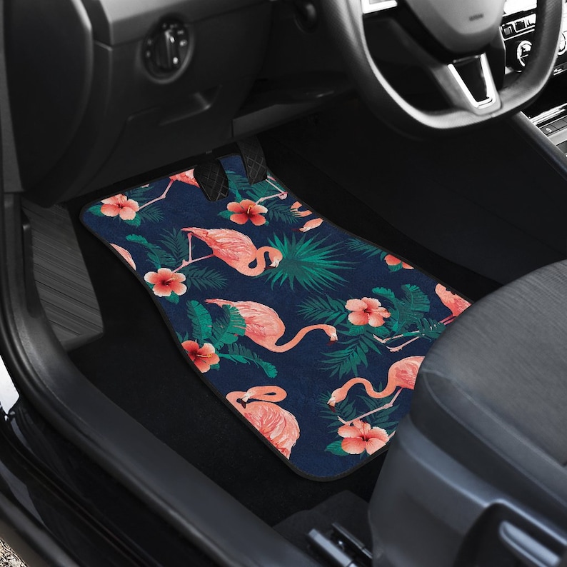 Flamingo Car Mats / Flamingo Car Mats / Flamingo Front Car Etsy