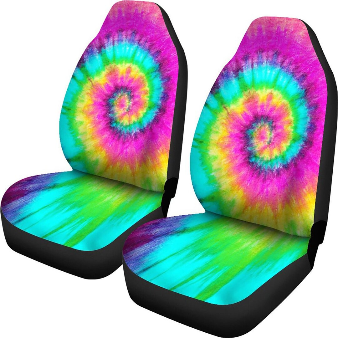 Tie Dye Car Seats set of 2 Tie Dye Tie Dye Car Seats Etsy