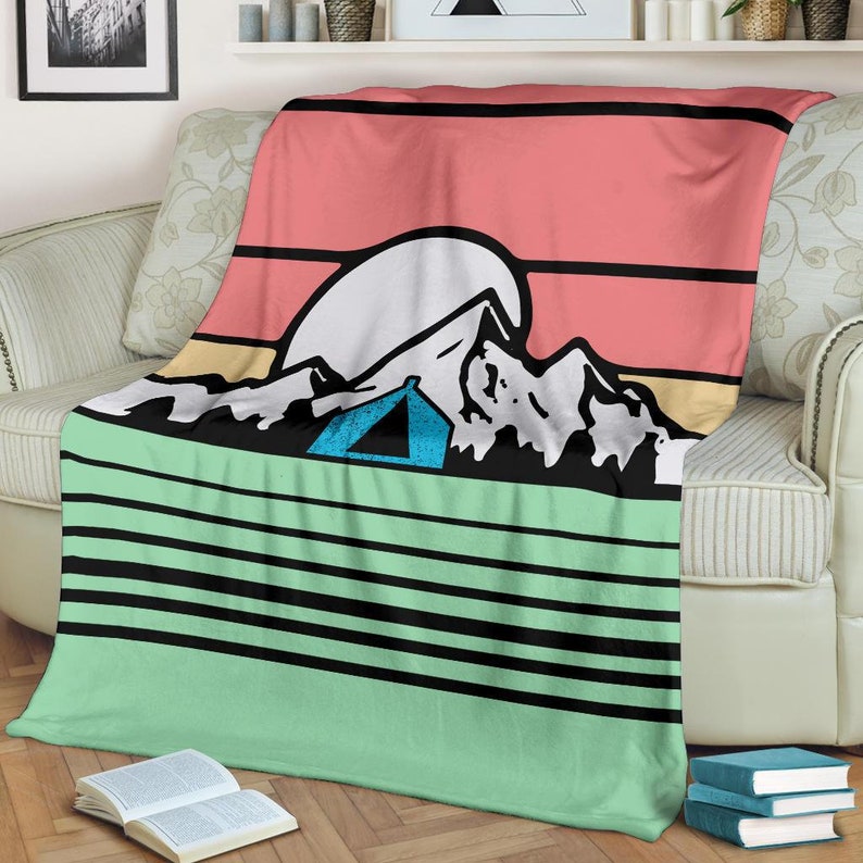 Camping Blanket / Camper Throw Blanket / Camping Lover Blanket Etsy UK