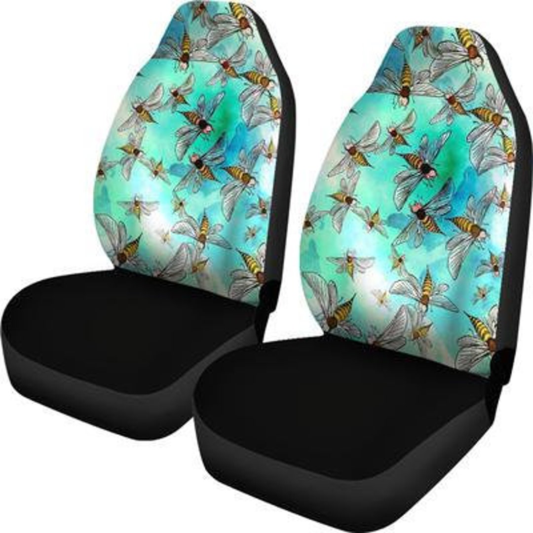 Bee Seat Covers set of 2 / 2 Front Car Seat Covers / Bee Car Etsy