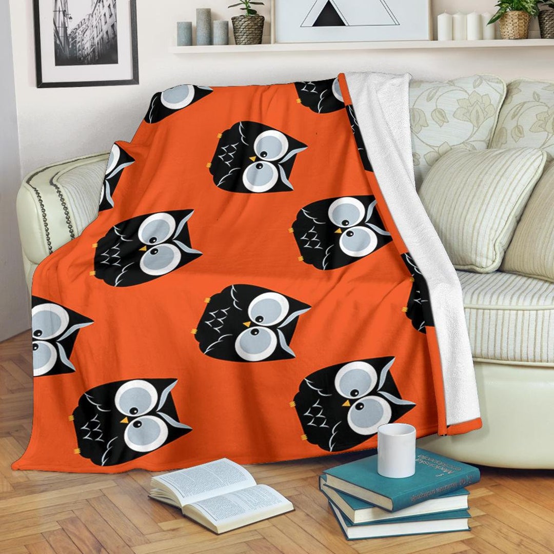 Owl Blanket / Owl Kids Blanket / Owl Fleece Blanket / Owl Throw Blanket