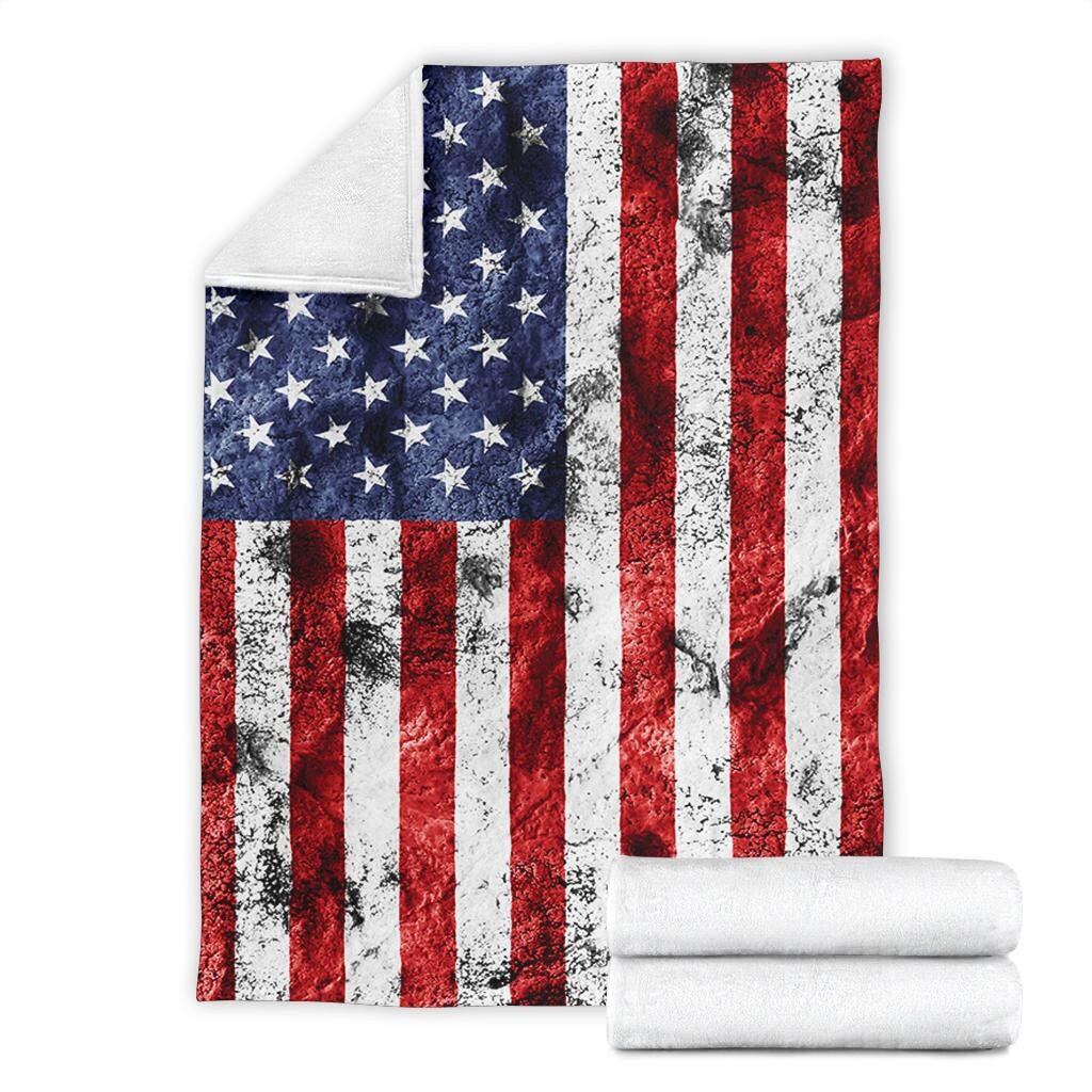 USA Blanket / US Print Blanket / American Flag Blanket / Etsy