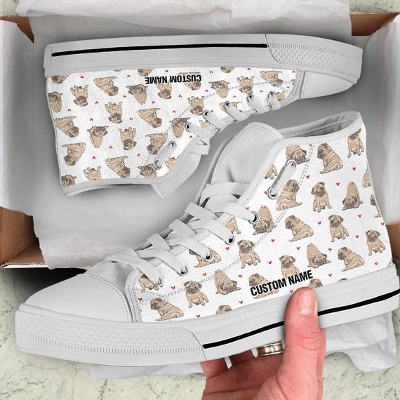 Pugs & Hearts Canvas Shoes Pugs & Hearts Canvas Shoes
