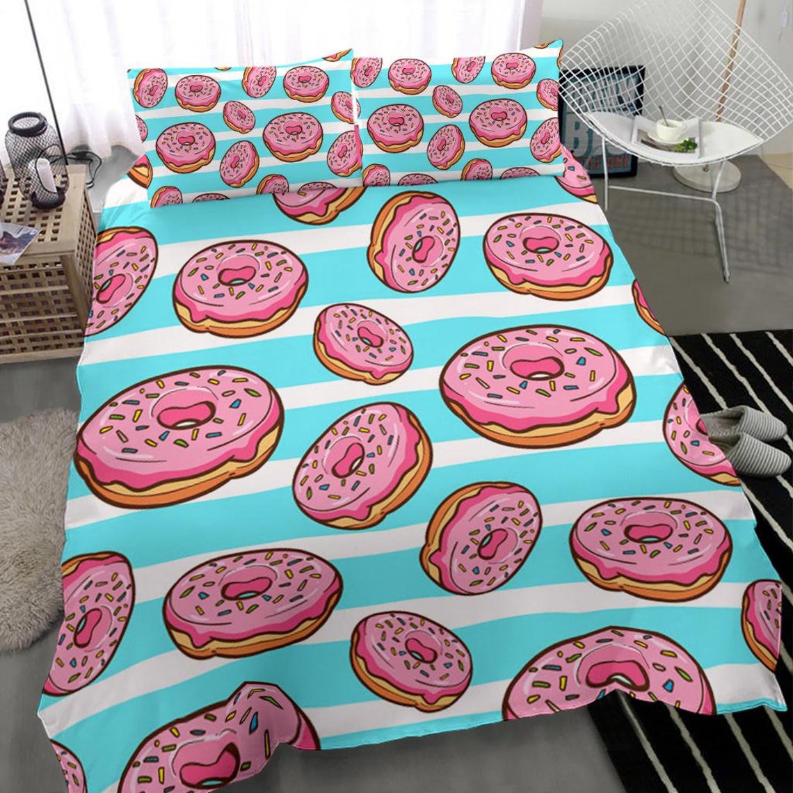 Donut Duvet Cover and Pillow Covers Donut Bedding Set Etsy
