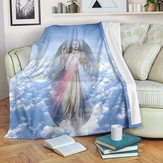 Jesus Christ Blanket / Jesus Throw Blanket / Jesus Christ Etsy