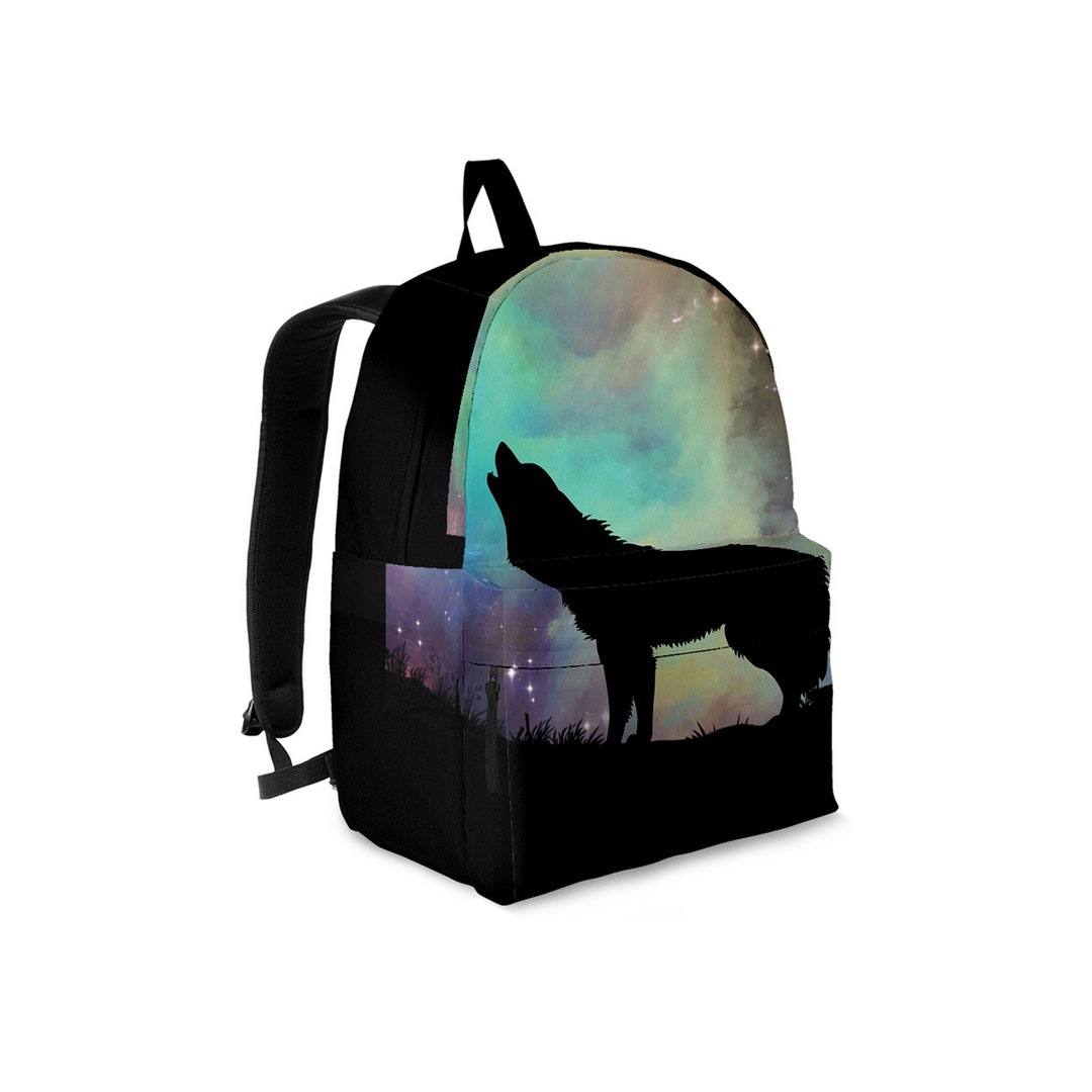 Wolf Backpack for Kids and Adults / Wolf Laptop Backpack / Travel