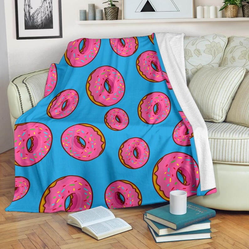Donuts blanket / Colorful donut / Donut blanket / Etsy