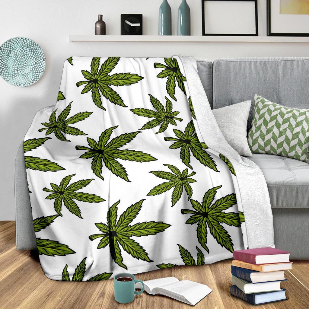 Marijuana Blanket / Cannabis Print Blanket / Plant Print Etsy Canada