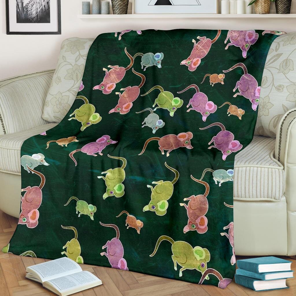 Mouse Blanket / Rat Throw Blanket / Mouse Fleece Blanket / Rat Etsy