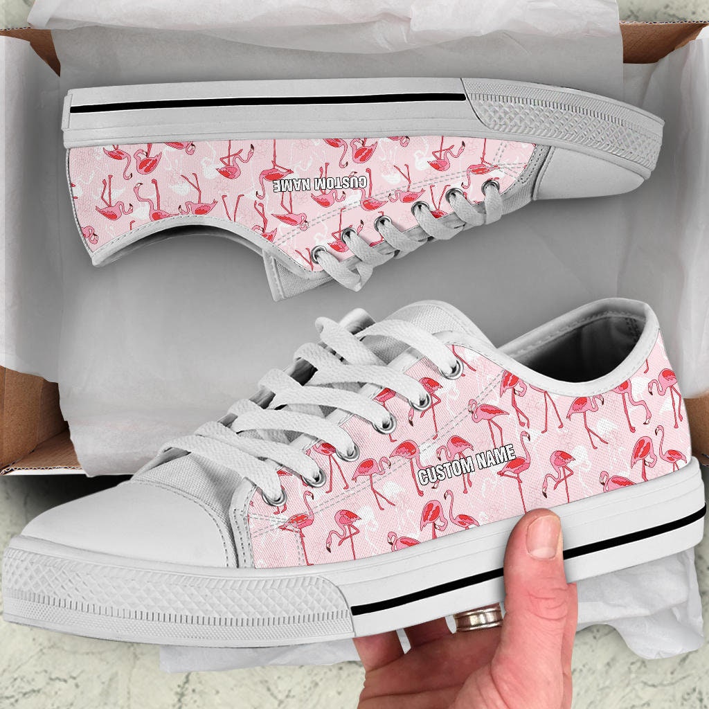 Flamingo Converse - Etsy