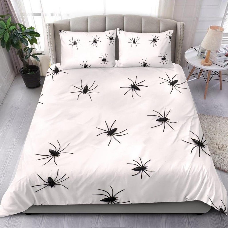 Spiders Duvet Cover and Pillow Covers Spiders Bedding Set Etsy