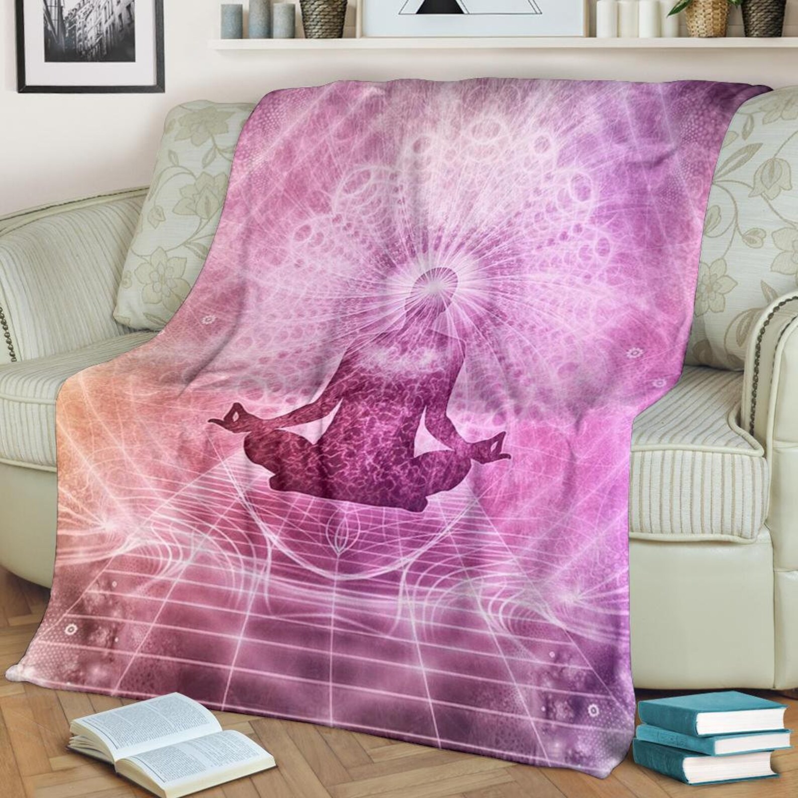 Meditation Blanket / Meditation Trow Blanket / Meditation Etsy