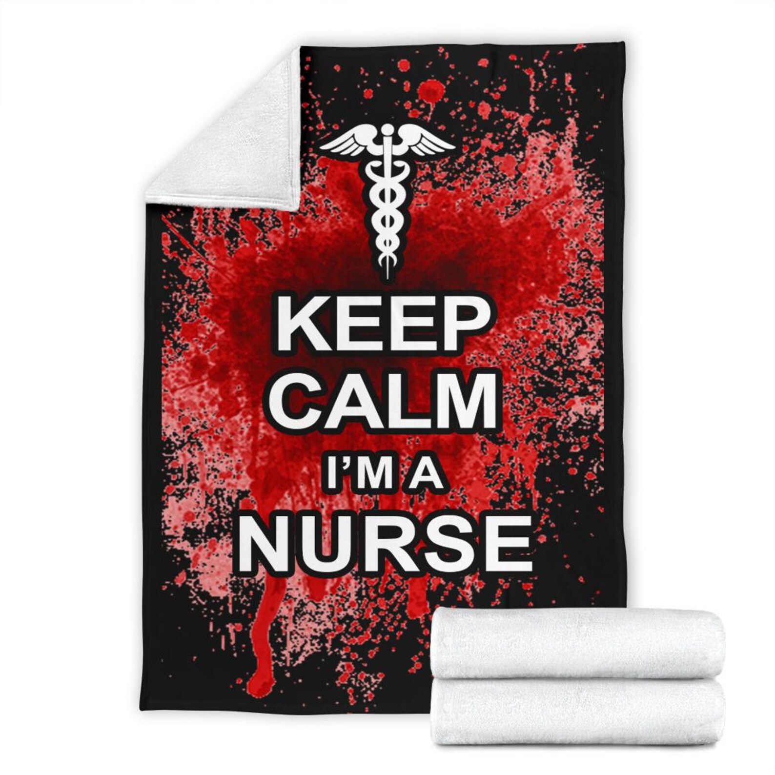 Nurse Blanket / Keep Calm I'm a Nurse Throw Blanket / Etsy Israel