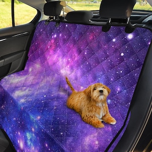 Pokrowiec na siedzenie samochodowe Galaxy Pet: wodoodporny ochraniacz na tylne siedzenie psa