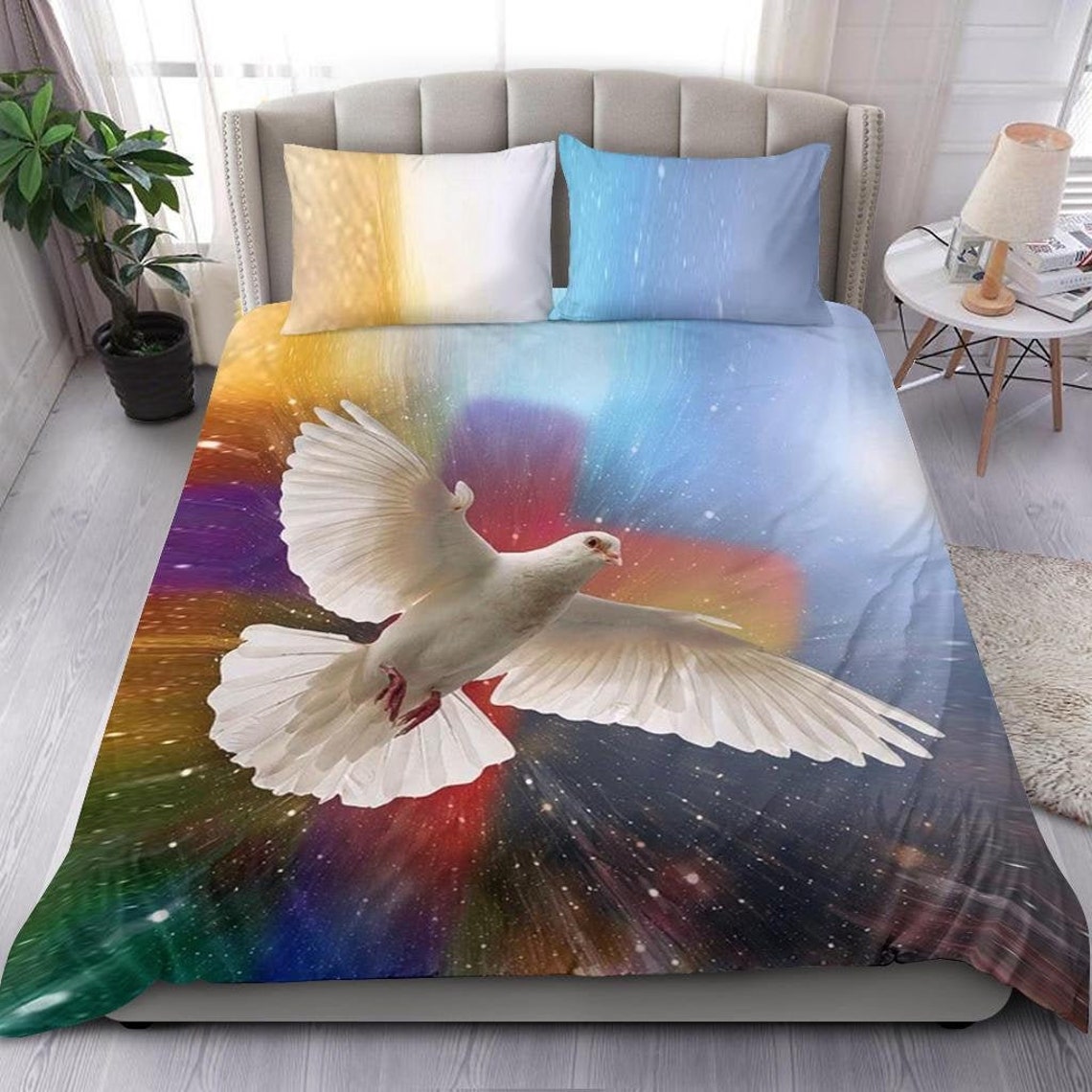 Dove Duvet Cover and Pillow Covers Dove Bedding Set Dove Etsy