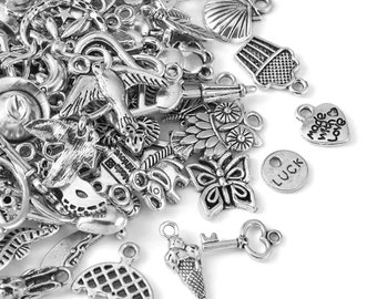 10 Vintage random mix charms  for pendant, bracelet,DIY necklace,keychain