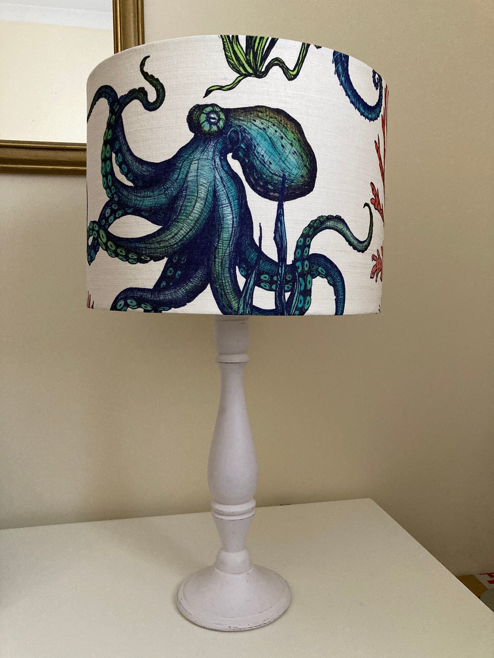 Handmade Coral Reef Design Lampshade Etsy