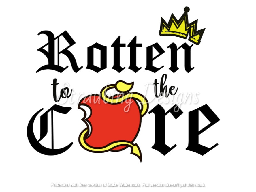 Rotten to the Core SVG Etsy Australia