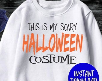 This is my Halloween Costume svg, Funny Halloween svg, Halloween Shirt svg, Teacher Halloween Shirt svg, Easy Halloween svg, Trick or Treat