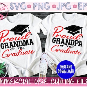 Orgulloso abuelo, orgulloso abuelo SVG, orgullosa abuela SVG, orgulloso graduado svg, graduado de la familia svg, camisa de graduación svg, familia orgullosa